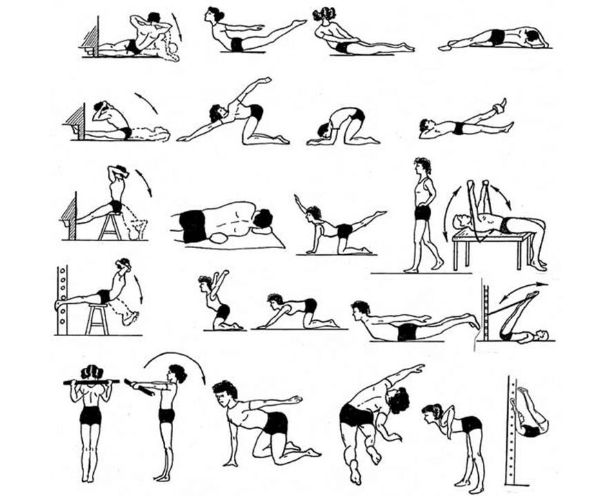 terapeutilised harjutused osteokondroosi jaoks